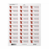 Beer Adresetiketten eerste Valentijnsdag d1 Etiket (Full Sheet)