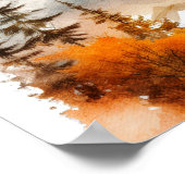 Beer Adventure Herfst Mountain Neutraal Baby showe Poster (Hoek)