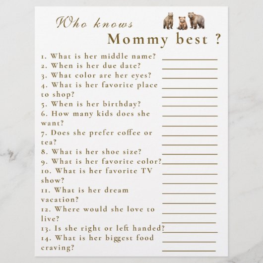 Beer Adventure Mountains Wie kent mama het beste Flyer (Voorkant)