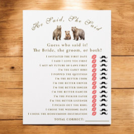 Beer Adventure Mountains zei hij, zei ze Flyer