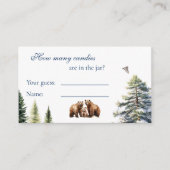 Beer Adventure Snow Mountain Bearly Hoeveel candi Informatiekaartje (Voorkant)