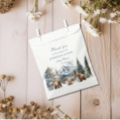 Beer Adventure Winter Snow Mountain Baby shower Bedankzakje