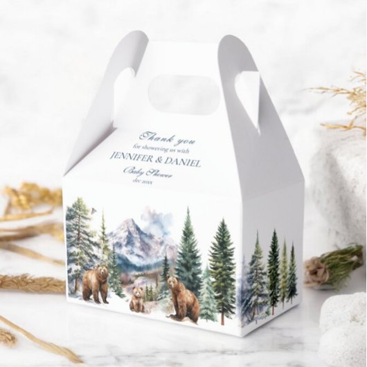 Beer Adventure Winter Snow Mountain Dank u Bedankdoosjes