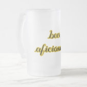 Beer Aficionado Cool Matglas Bierpul (Voorkant links)