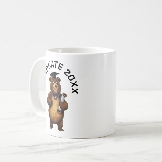 Beer Afstuderen gepersonaliseerd Koffiemok (Voorkant links)