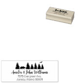 Beer Alaska, adres bosterugkeer Rubberstempel (Gestempeld)