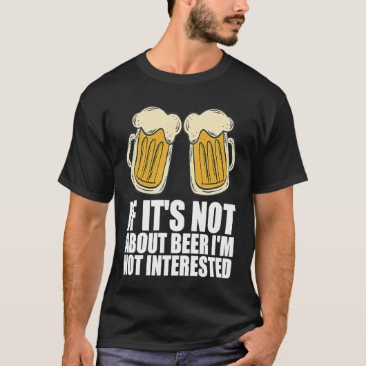 Beer Alcohol Beer drinking T-shirt (Voorkant)