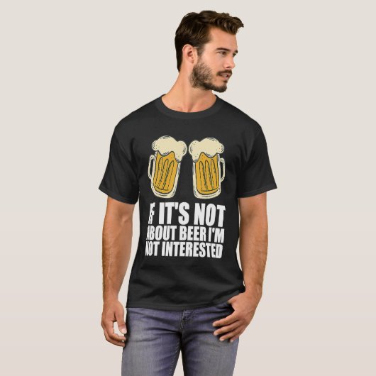Beer  Alcohol  Beer drinking T-shirt (Voorkant volledig)