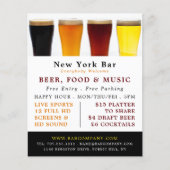 Beer & Ale Display, Pub/Brewery Adverteren Flyer (Voorkant)