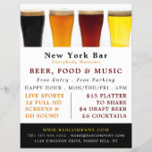 Beer & Ale Display, Pub/Brewery Adverteren Flyer (Voorkant)