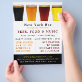 Beer & Ale Display, Pub/Brewery Adverteren Flyer (Hand)