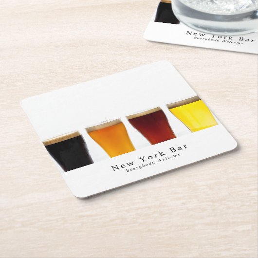 Beer & Ale Display, Pub/Brewery Kartonnen Onderzetters (Schuin)