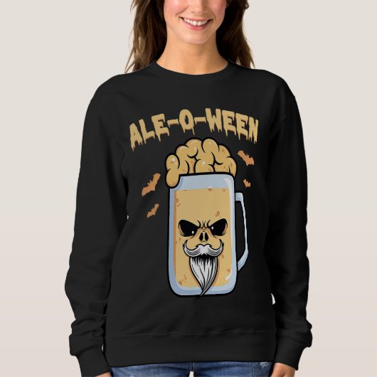 Beer  Ale O Ween  Halloween  Trick Or Treat  Costu Trui (Voorkant)