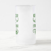 Beer Allegiance Funny Irish Drink Matglas Bierpul (Center)