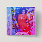 Beer alles vierkante button 5,1 cm (Voorkant)