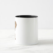 Beer als Bodybuilder met grote spieren Mok (Midden)