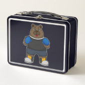 Beer als Boxer met Boxing-handschoenen (Voorkant)