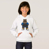 Beer als Boxer met Boxing-handschoenen (Voorkant volledig)