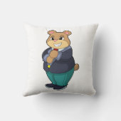 Beer als bruidegom met pak kussen (Achterkant)