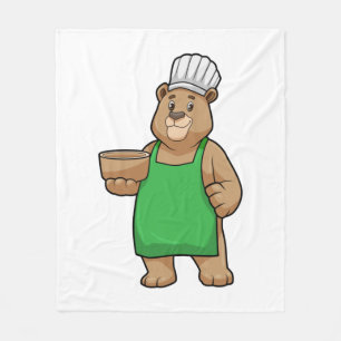 Beer als Cook met Cooking Apron & Bowl Fleece Deken