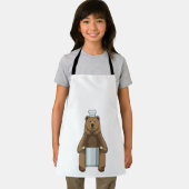 Beer als Cook met kookpot Schort (Insitu)