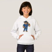 Beer als politieagent met Baton (Voorkant volledig)