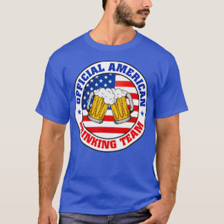 Beer American Flag Onafhankelijkheidsdag 4 juli Ma T-shirt