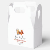 Beer and Wings Before The Rings Couples Shower Bedankdoosjes (Geopend)