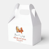 Beer and Wings Before The Rings Rehearsal Dinner Bedankdoosjes (Achterkant)