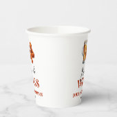 Beer and Wings Birthday Party Papieren Bekers (Links)