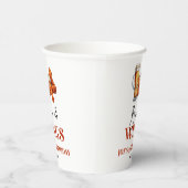 Beer and Wings Birthday Party Papieren Bekers (Rechts)