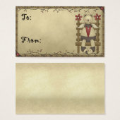 Beer Angel - Land/Prim Gift Labels Visitekaartjes (Voorkant /achterkant)