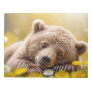 Beer Animal Fun Miniature Fantastic Surreal Teddy Notitieblok