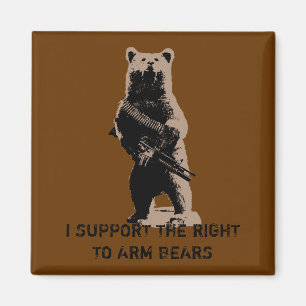 Beer armen Grizzly Beer Magneet