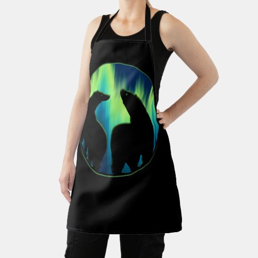 Beer Art Aprons Tribal Northern Lights Beer Aprons Schort (Insitu)