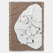 Beer Art Blanket Moeder & Beer Throw Blanket Deken (Voorkant Verticaal)
