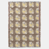 Beer Art Blanket Moeder & Beer Throw Blanket Deken (Voorkant Verticaal)