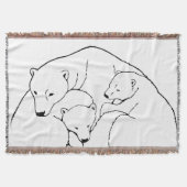 Beer Art Blanket Moeder & Beer Throw Blanket Deken (Voorkant)
