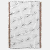 Beer Art Blanket Moeder en Beer snijden Drijfband Deken (Voorkant Verticaal)