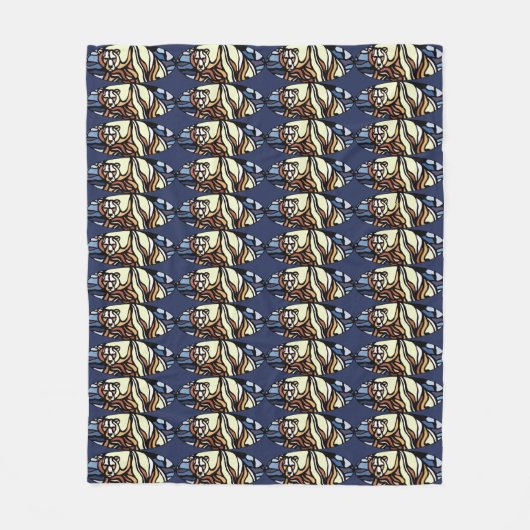 Beer Art Blanket Native Art Beer Blankets Fleece Deken (Voorkant)