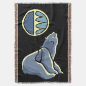 Beer Art Blanket Native Polar Beer Throw Blanket Deken (Voorkant Verticaal)