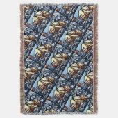 Beer Art Blanket Native Polar Beer Throw Blanket Deken (Voorkant Verticaal)