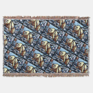 Beer Art Blanket Native Polar Beer Throw Blanket Deken
