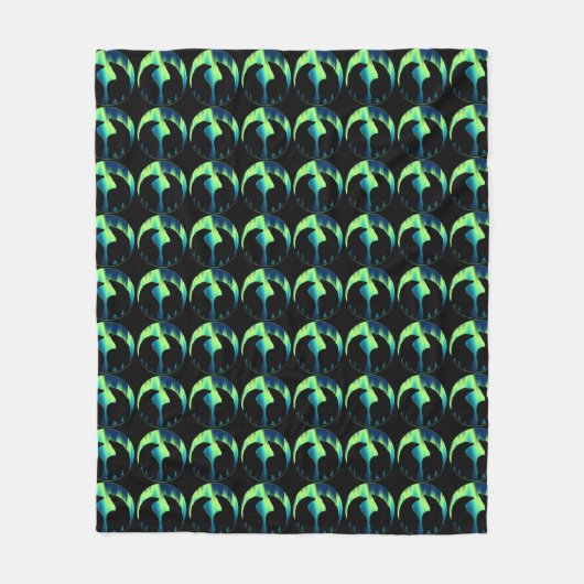 Beer Art Blanket Northern Lights Beer Blankets Fleece Deken (Voorkant)