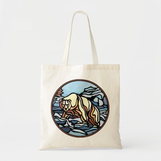 Beer Art Canvas tas Polar Beer Art Shopping Bag (Voorkant)
