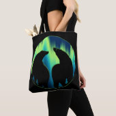 Beer Art Canvas tas Tribal Northern Lights Beer Ba (Dichtbij)