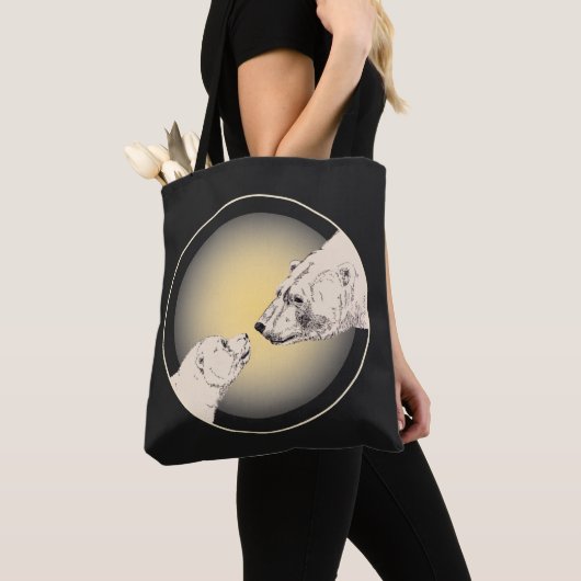 Beer Art Canvas tas Wildlife Art Shopping Bag (Dichtbij)