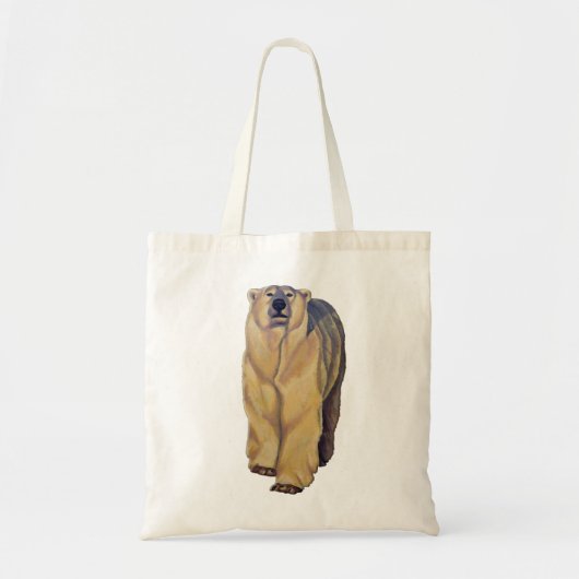 Beer Art Canvas tas Wildlife Pola Beer Shopping Ba (Voorkant)