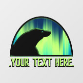 Beer Art Decal Custom Tribal Beer Art Window Cling (Vel)