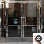 Beer Art Decal Custom Tribal Beer Art Window Cling (Kantoordeur)